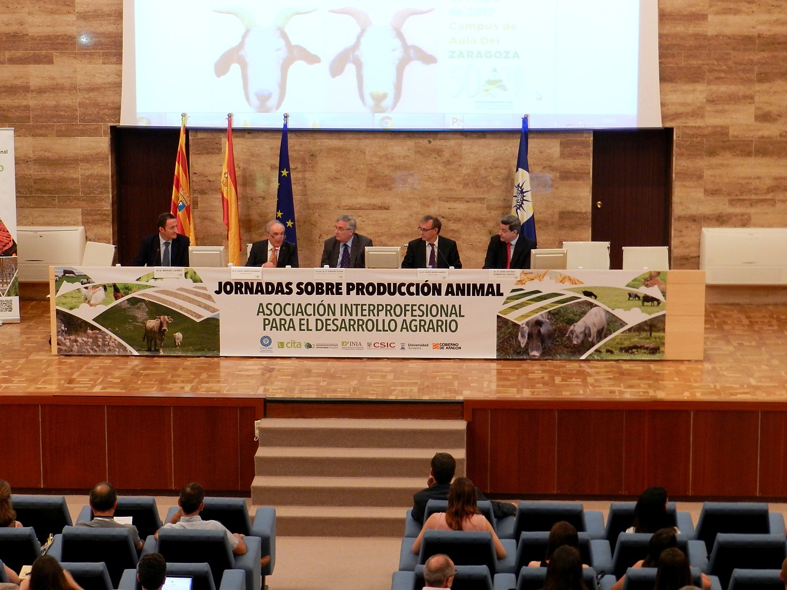 Mesa inaugural de las XVII Jornadas sobre Producción Animal