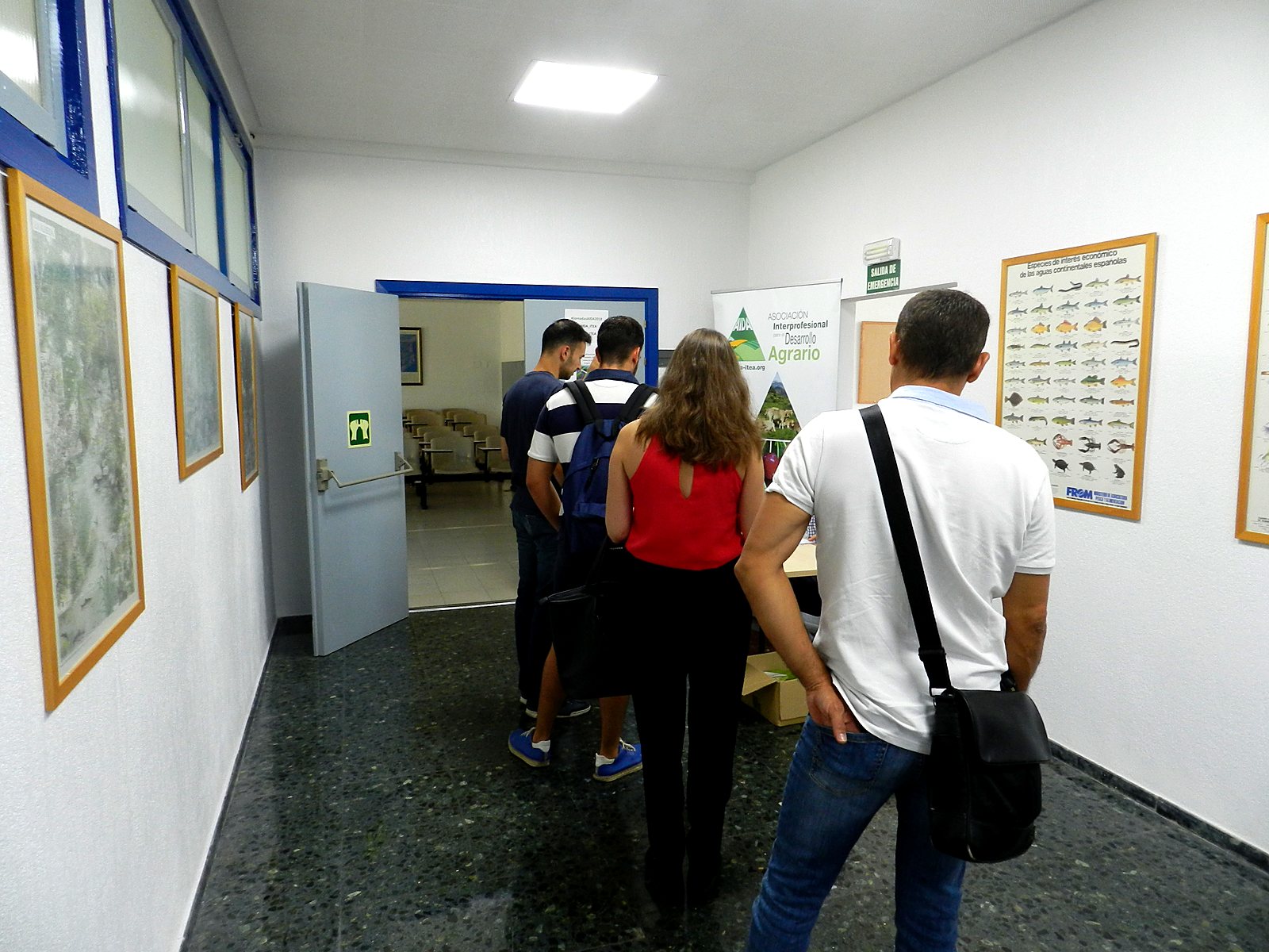 Jornadas AIDA 2018. Recepción y entrega de documentación