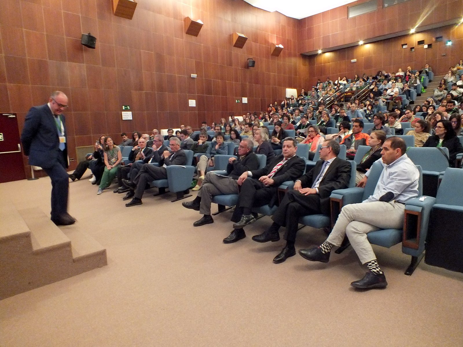 Jornadas AIDA 2019. Inauguración en el salón de actos