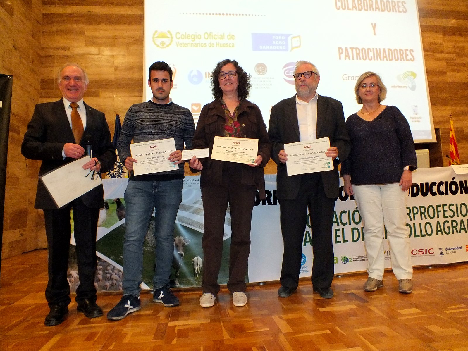 Jornadas AIDA 2019. Entrega del Premio Prensa Agraria 2018