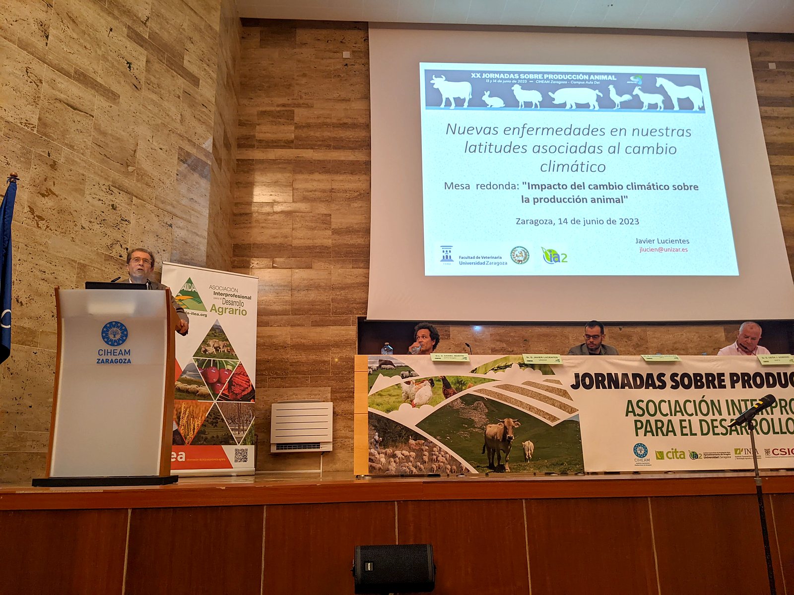 Jornadas AIDA 2023. Mesa redonda sobre cambio climático y producción animal