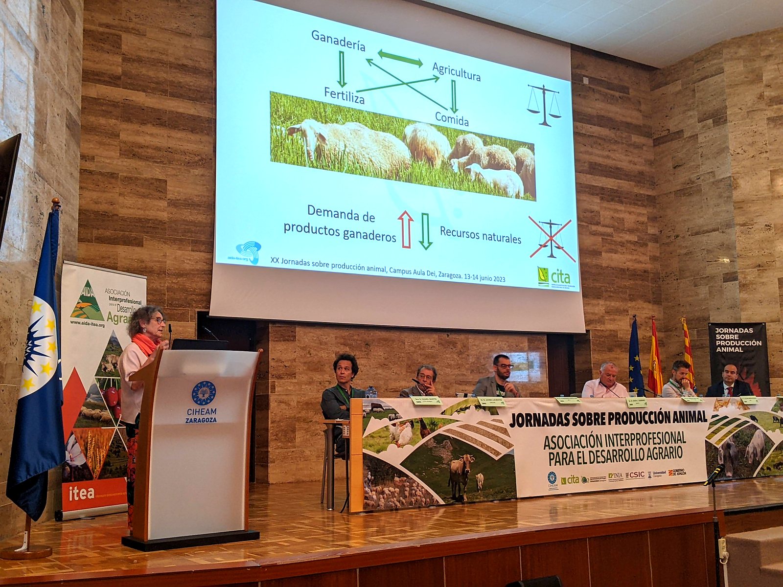 Jornadas AIDA 2023. Mesa redonda sobre cambio climático y producción animal