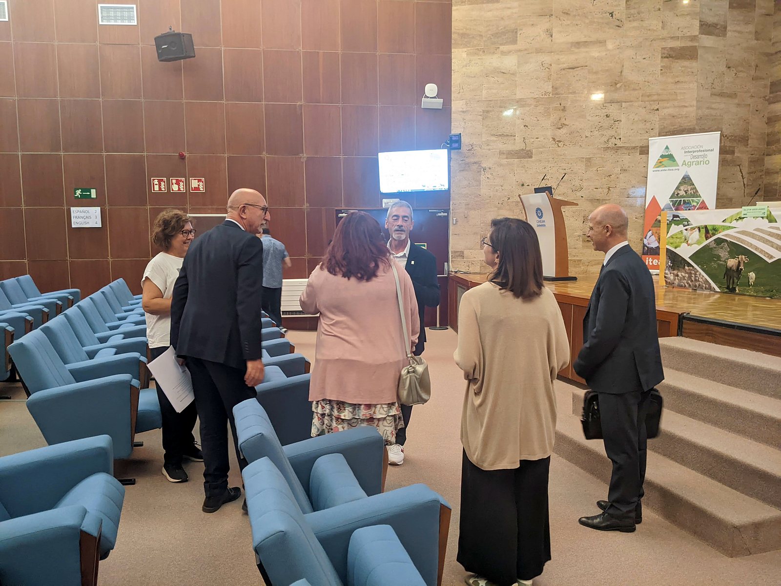 Jornadas AIDA 2023. Inauguración en el auditorio