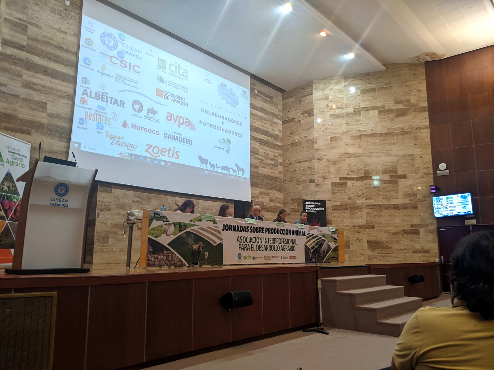 Jornadas AIDA 2023. Inauguración en el auditorio