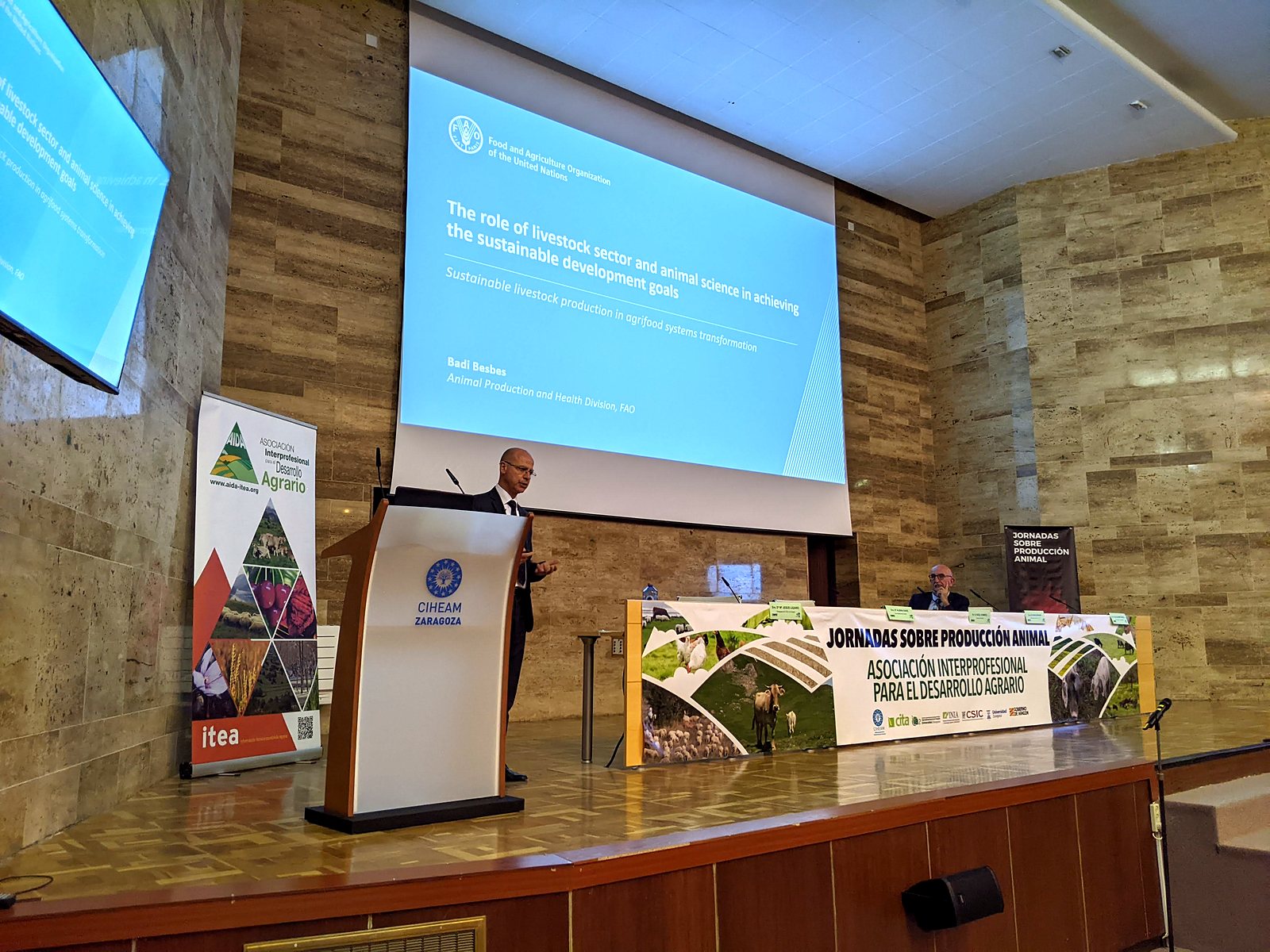 Jornadas AIDA 2023. Inauguración en el auditorio