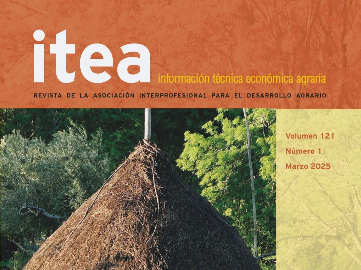 Portada del volumen 121(1) de ITEA: almiar en un prado de montaña en Jarilla (Cáceres)