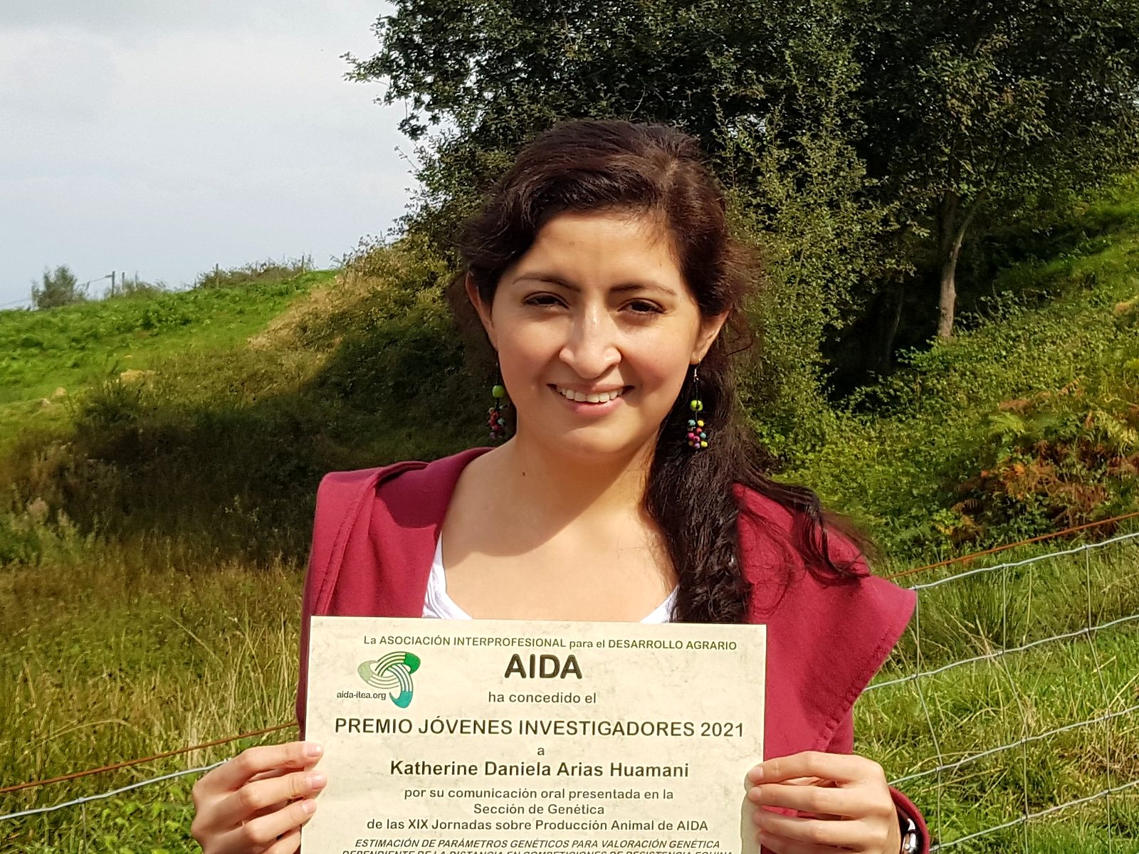 Katherine Daniela Arias Huamani, Premio Jóvenes Investigadores 2021