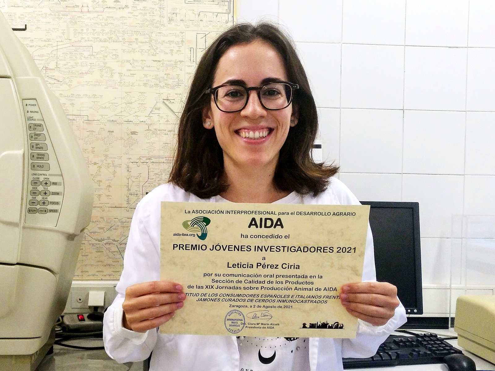 Leticia Pérez-Ciria, Premio Jóvenes Investigadores 2021