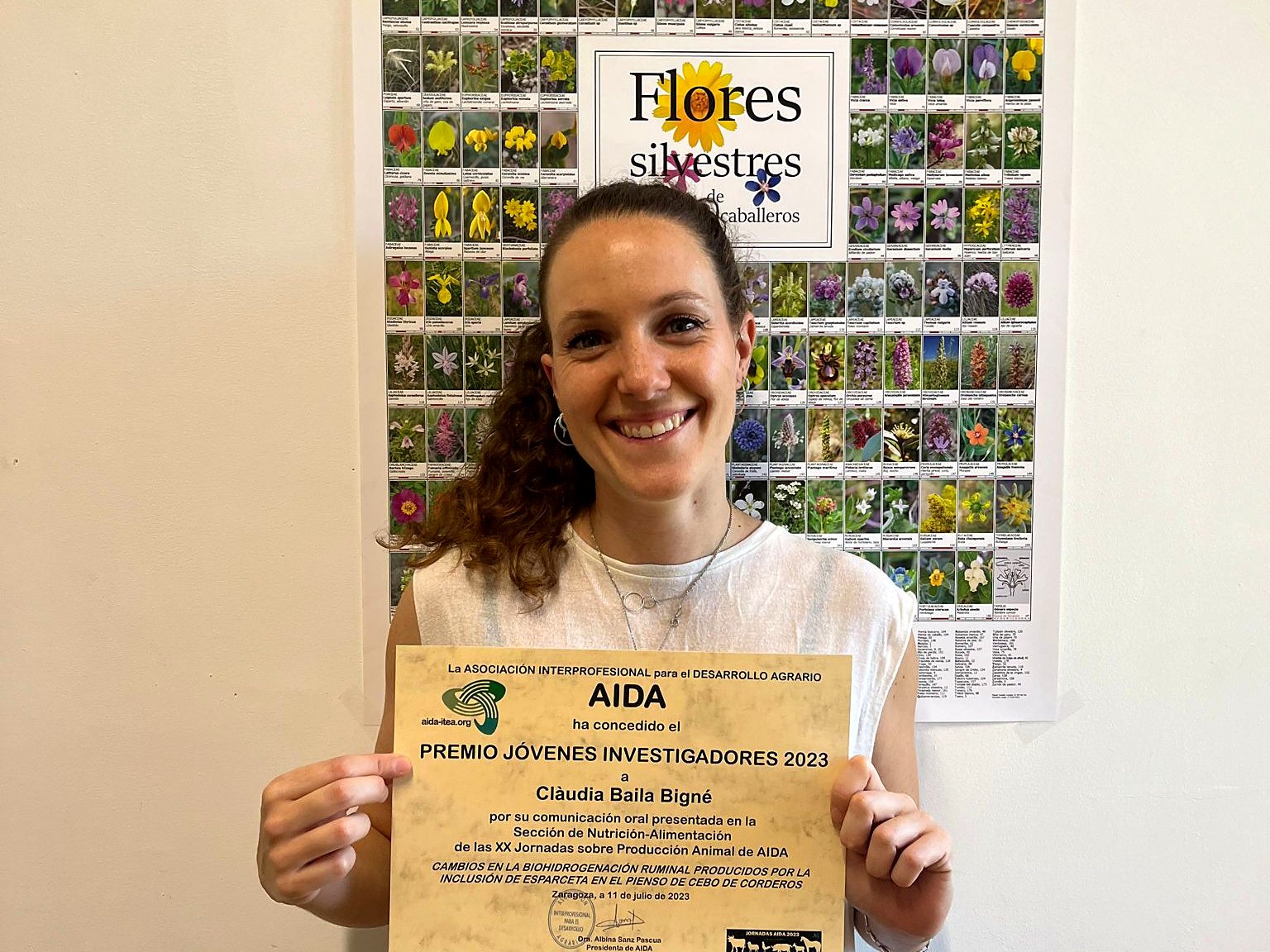 Claudia Baila, Premio Jóvenes Investigadores 2023