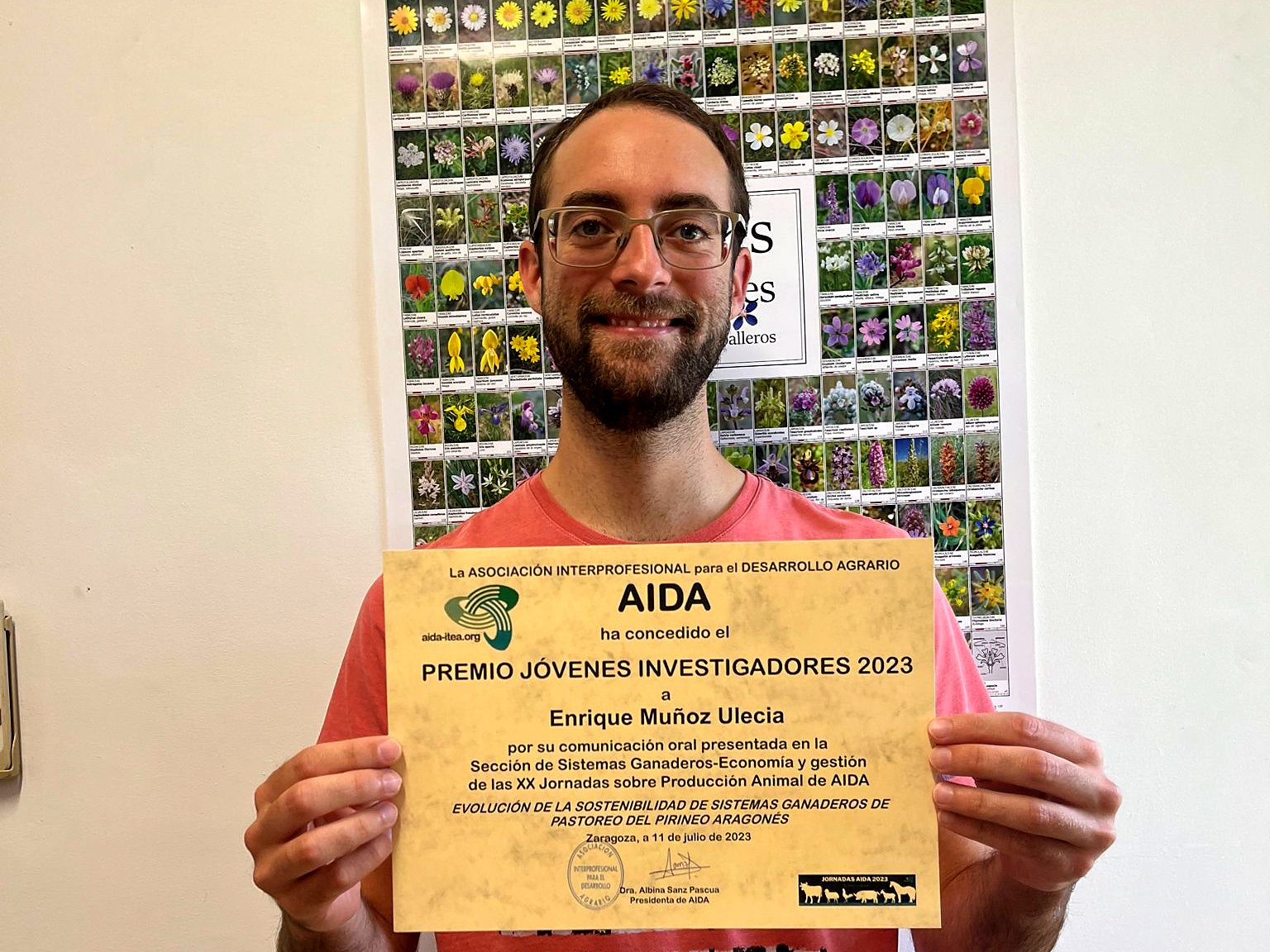 Enrique Muñoz-Ulecia, Premio Jóvenes Investigadores 2023