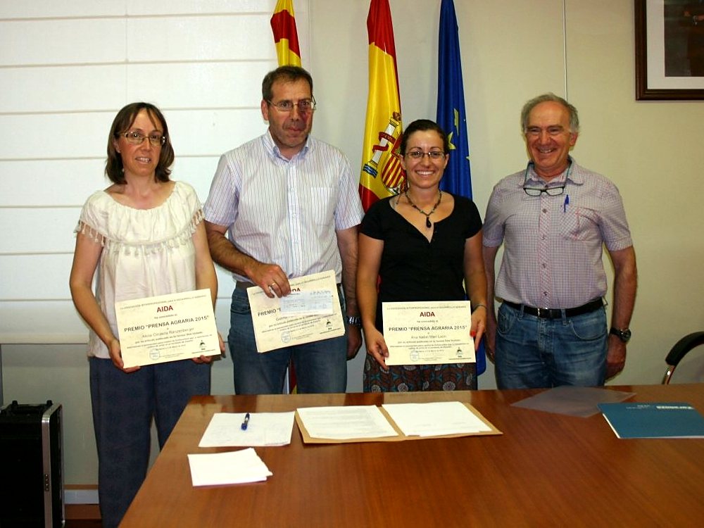 Entrega del Premio Prensa Agraria 2015